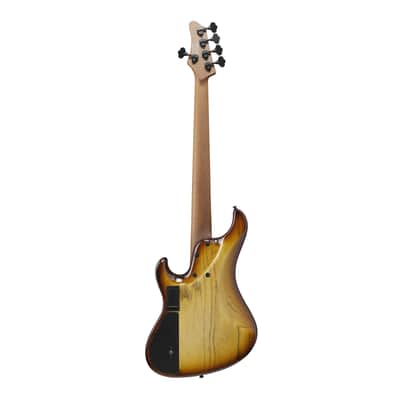 Ibanez MDM1305NAB MDM 5str Electric Bass w/Bag - Natural Stained Amber Burst image 2