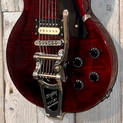 Sweet 2013 Gibson Les Paul Studio Deluxe II Wine Red, Upgraded Bigsby OHSC image 5