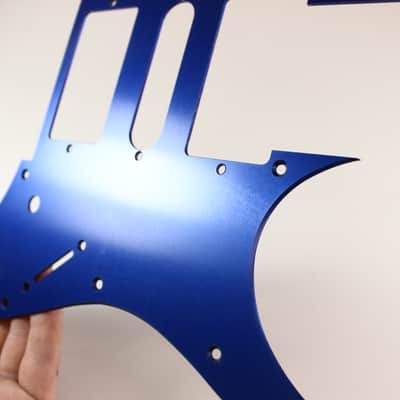 Blue Anodized Aluminum pickguard fits Ibanez (tm) RG550 Jem RG HSH image 3