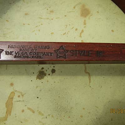 Vega Fairbanks Style K Banjo Mandolin, 1917, Serial # 34708 image 4