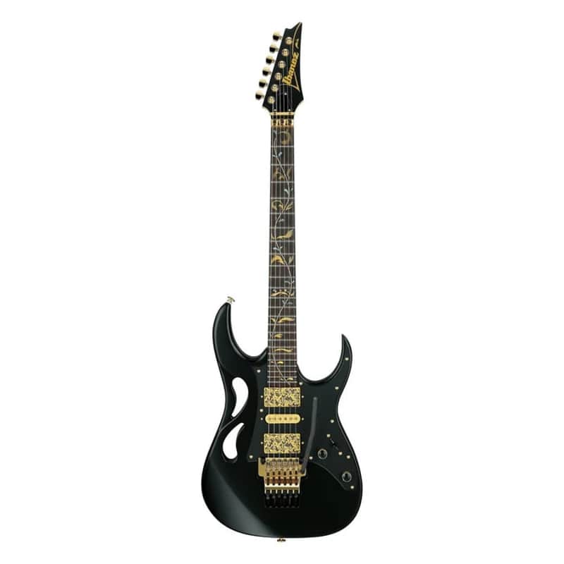 Ibanez Steve Vai Signature PIA3761 Electric Guitar - Onyx Black image 1