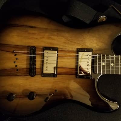 Warmoth Super Strat 2013 Black Korina image 3