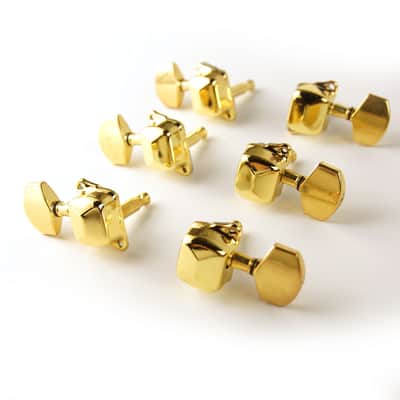 3L3R Covered Gear Guitar Tuning Keys Tuners Head Pegs ,Gold plated image 5