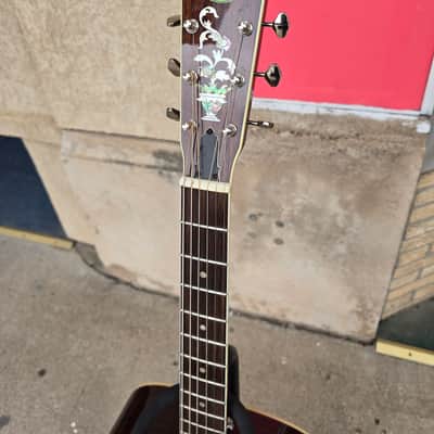 Regal RD-40 Round Neck Resophonic Guitar w/Fishman Nashville Series Pickup - Sunburst image 6