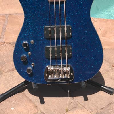 G&L Tom Hamilton 2015 Custom Blue Sparkle image 1