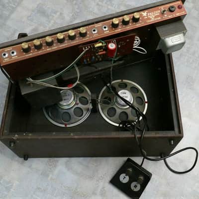 Falcon Electronics Guitar reverb 125-2C 1969 maron image 3