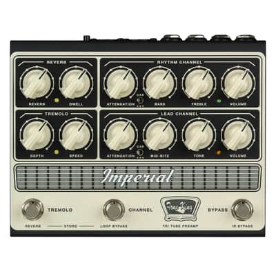 New Tone King Imperial High Voltage Tri-Tube Preamp Guitar Effects Pedal image 1