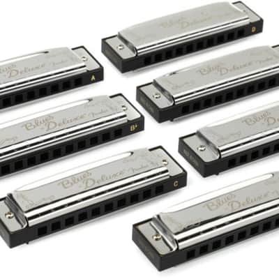 Fender Blues Deluxe Harmonica - 7-pack with Case image 2