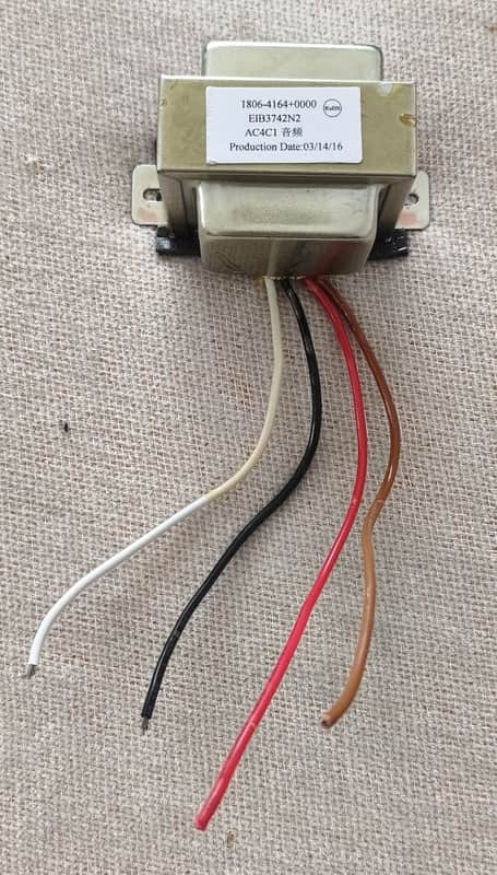 SE Ausgangsübertrager aus VOX AC4C1-12 - 5K Ohm auf 16 Ohm für EL 84 5W Endstufe image 1