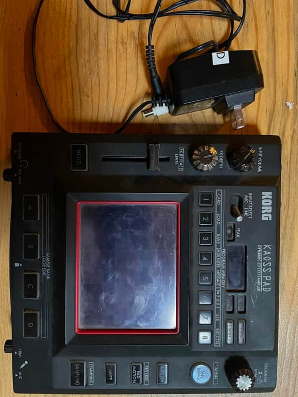 Korg KP3 Kaoss Pad 3 Dynamic Effect / Sampler 2000s - Black image 1
