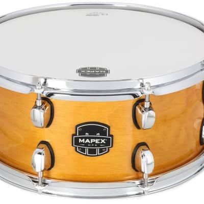 Mapex MPX Maple/Poplar Snare Drum - 6 x 13-inch - Natural with Chrome Hardware image 2