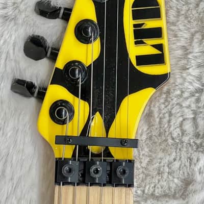 ESP LTD George Lynch GL-200MT Electric Guitar, Yellow Tiger Stripes Finish image 5