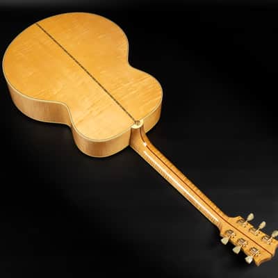 1998 Gibson SJ-200 Reissue - Antique Natural | USA Montana All Solid J-200 Jumbo Vintage Acoustic Guitar Good Wood Era Collector's Condition | OHSC image 14
