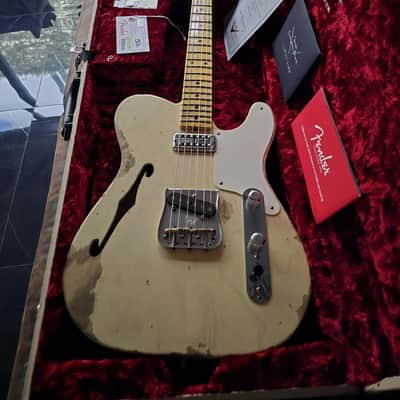 Fender Fender Custom Shop LTD Heavy Relic Caballo Tono Ligero Telecaster in Dirty White Blonde 2016 - Heavy Relic image 11