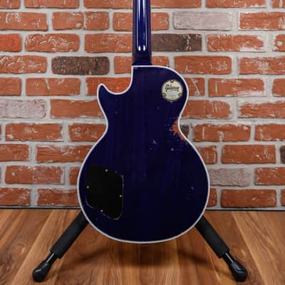 Gibson Custom Shop Les Paul Custom AAAA Flame Maple Top Murphy Lab Heavy Aged Nordic Blue 2025 w/OHSC image 7