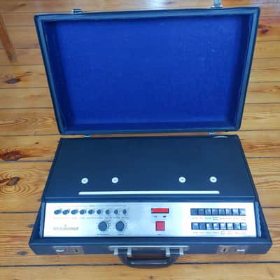 Vermona ER-9 analog drum machine 1975 - Black/Silver image 1