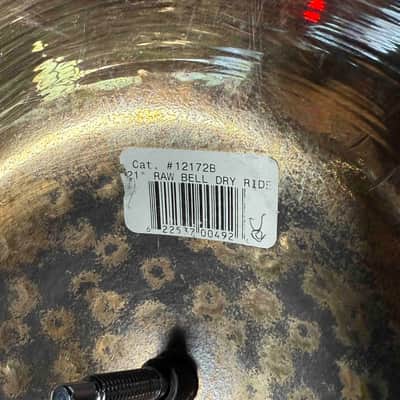 Sabian HHX Brilliant 21" Raw Bell Dry Ride (Bag PG7 Floor) image 4