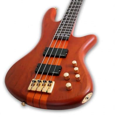 Schecter Stiletto Studio-4 Honey Satin HSN B-Stock Electric Bass Guitar Studio 4 image 3