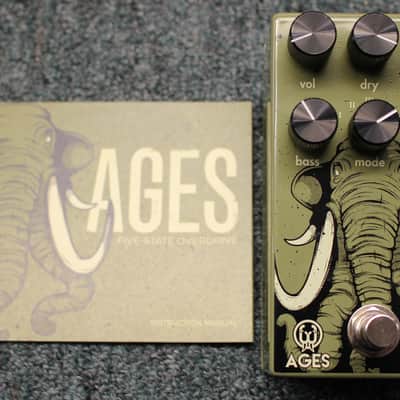 Walrus Audio Ages Five-State Overdrive Green Guitar Effects Pedal no Box image 1