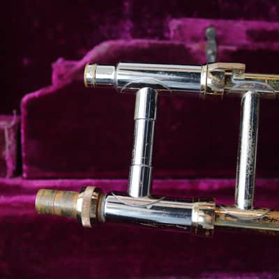 1973 Reynolds Medalist Tenor Student Trombone w/case and mouthpiece image 11