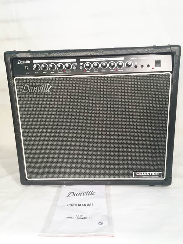 Danville TEC-80R 80 Watt Guitar Amplifier 12" Speaker 2021 Black image 1
