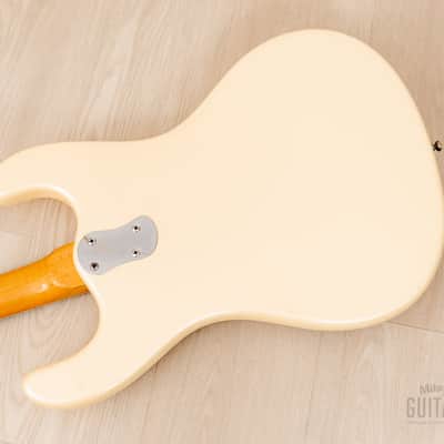 1966 Mosrite Ventures Model Bass Pearl White w/ Case, USA-Made Bakersfield image 14