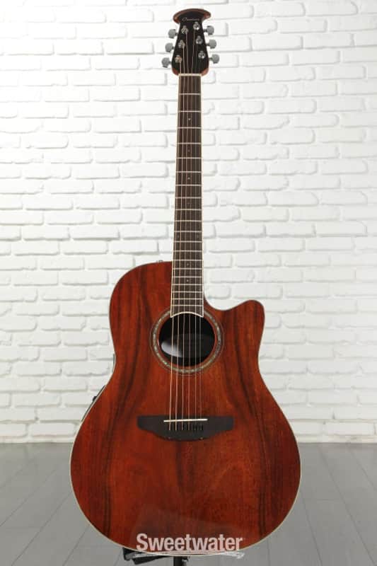 Ovation Celebrity Standard Plus Mid-Depth Acoustic-Electric Guitar - Natural Figured Koa (CS24PFKOAd2) image 1