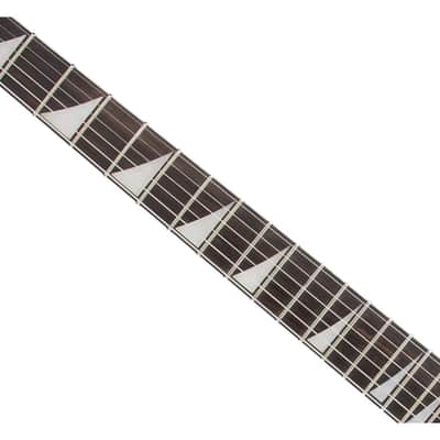 Used Jackson JS Series King V JS32 - Black with White Bevels w/ Amaranth FB image 3