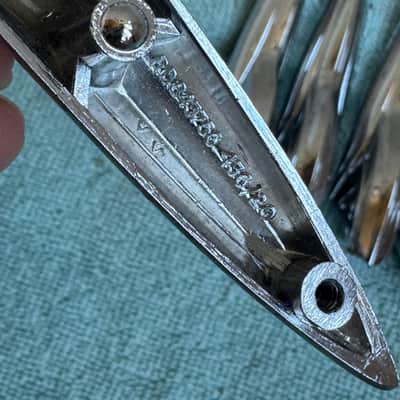 Premier Lot of 8 Vintage Floor Tom Drum Lugs - Spacing 1 7/16” 70s - Chrome image 9