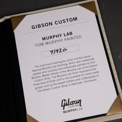 2022 - Gibson Custom Shop Made 2 Measure Murphy Lab '59 Les Paul Standard Murphy Painted Ultra Heavy Aged Orange Lemon Fade image 19