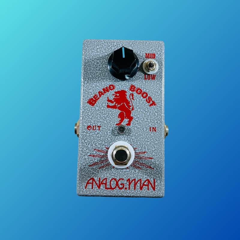 ギター Analog.man Beano Boost Treble Booster The Magic Treble Booster, featuring the AnalogMan Beano Boost Mini