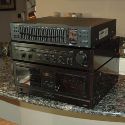 Onkyo P-304 Stereo Preamp and Onkyo M-504 Stereo Amp image 4