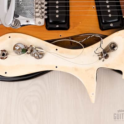 1978 Mosrite Ventures Model Vintage Guitar Sunburst w/ Moseley Vibrato, Case image 20