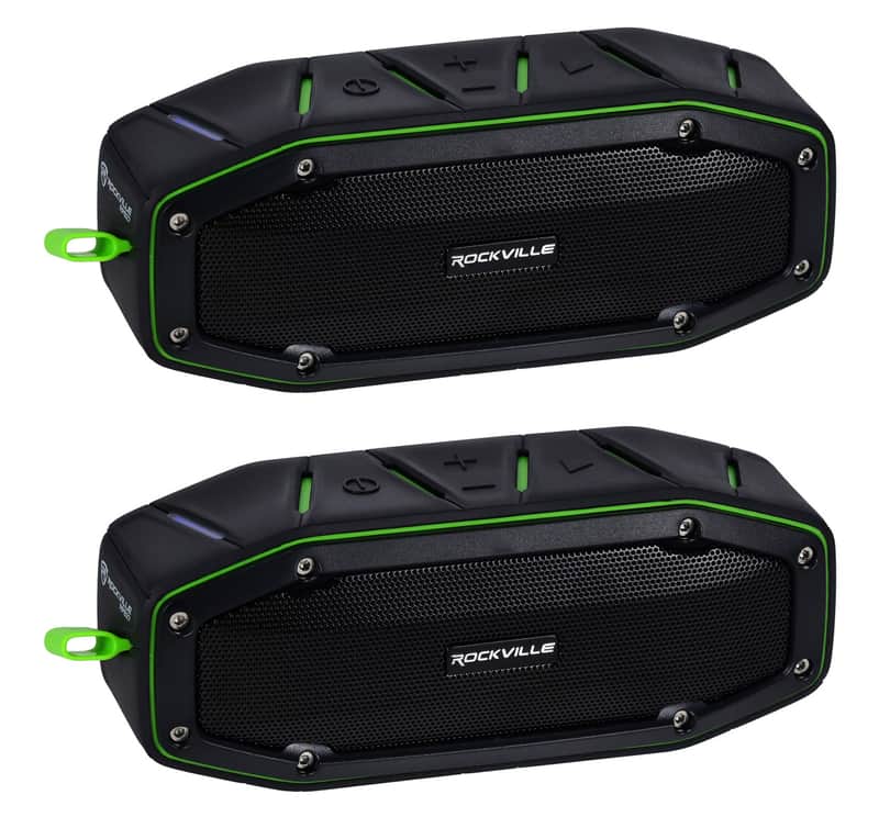 Rockville RPB27 V2 20w Portable Waterproof Bluetooth Speaker w Bumping Bass+TWS image 1
