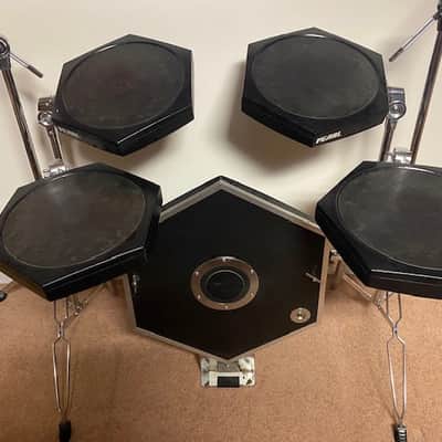 Pearl Pearl DRX-1 Sound Module Electronic Drumkit Kick Tom Pads Vintage Rare 1980s - Black image 2