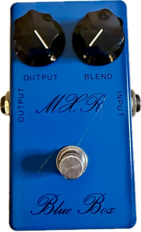 MXR MX-103 Script Blue Box 1973 - 1975 - Blue image 1