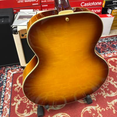 D'Angelico Style B 2025 - Dark iced tea burst image 6