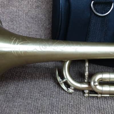 Professor Romeo Orsi Vintage c1950s Brushed Brass Professional Trumpet In Excellent Condition image 8
