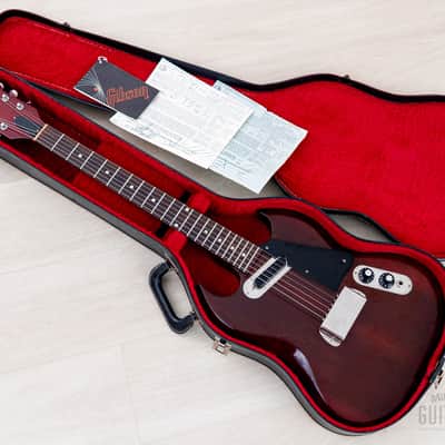 1972 Gibson SG-100 Cherry Vintage Guitar 100% Original w/ Case, Receipt & Hangtag image 19