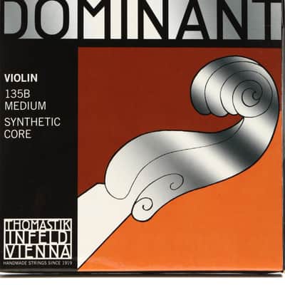 Thomastik-Infeld 135B Dominant Violin String Set - 4/4 Size With Steel Ball-end E image 1