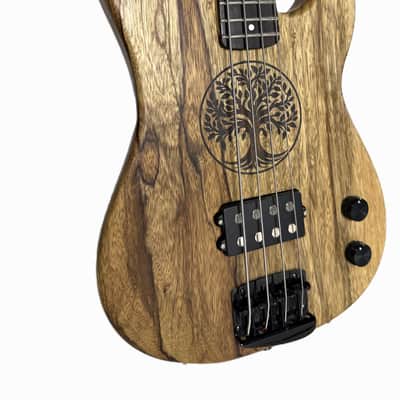 ACs Custom Guitars 4 String Bass 2025 - Natural Tung Oil image 8