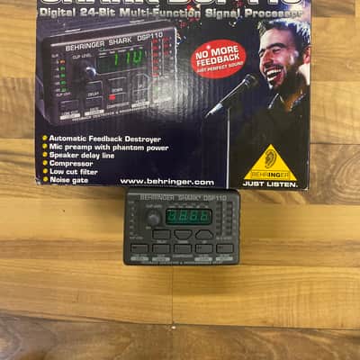 Behringer DSP110 Shark Feedback Destroyer (Discontinued) NOT FUNCTIONING – For Parts or Repair image 2
