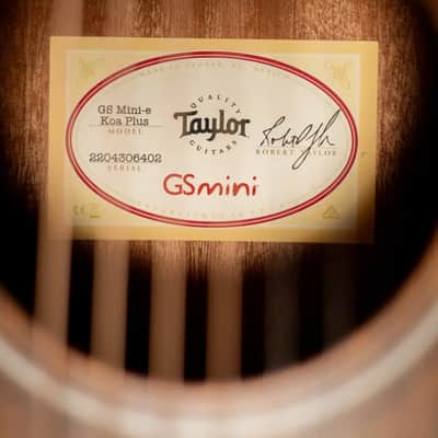 Taylor GS Mini-e Koa Plus Acoustic/Electric Guitar with Aerocase image 13