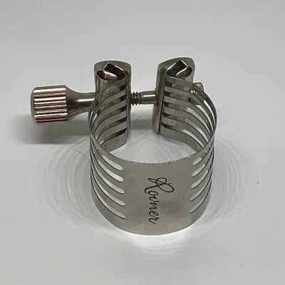 Rovner Ligature for Bb Clarinet P-1R - platinum metal image 1