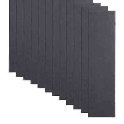 Primacoustic Broadway 2" Control Column Acoustic Wall Panel 12-pack - Black w/ Beveled Edge image 1