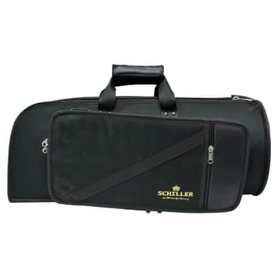 Schiller Elite Frankfurt Rotary Bass C Trumpet - Gold Lacquer image 3