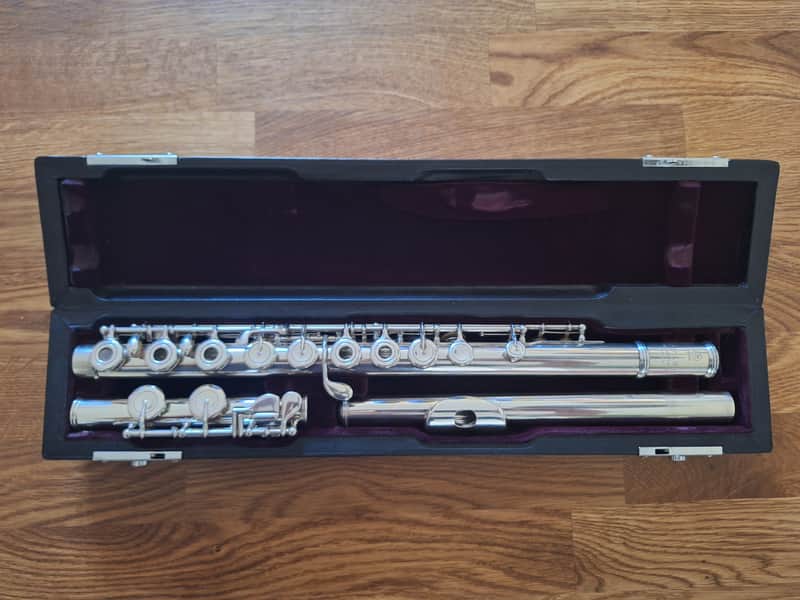 Yamaha Yfl 61 c foot Mid 70s - Sterling silver image 1
