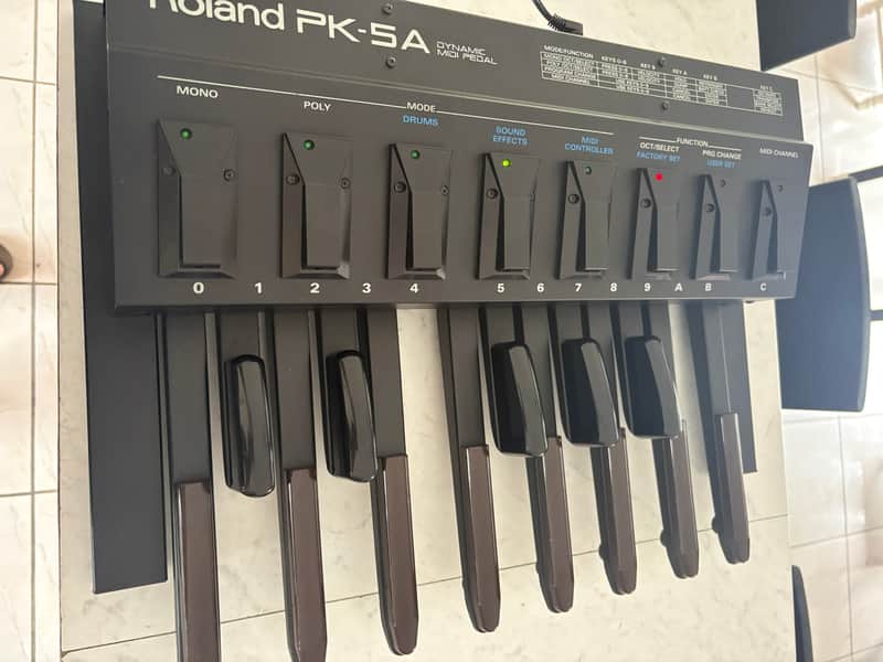 Roland PK-5A Dynamic MIDI Pedal Controller 2006 - 2012 - Black image 1