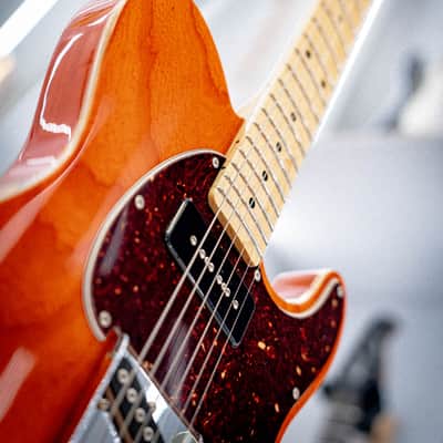 G&L USA ASAT Classic Bluesboy 90 Custom Orange image 4