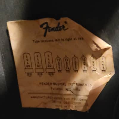 Fender Super Reverb 2-Channel 40-Watt 4x10" Guitar Combo 1963 - 1967 - Black Panel image 9
